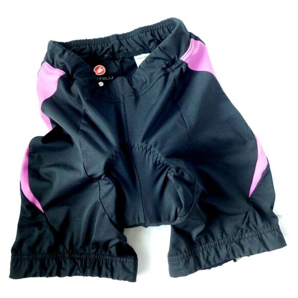 Castelli Womens S Donna Cycling Waist Shorts Padded Softlex Kiss 3 Black Fuchsia - Picture 8 of 8
